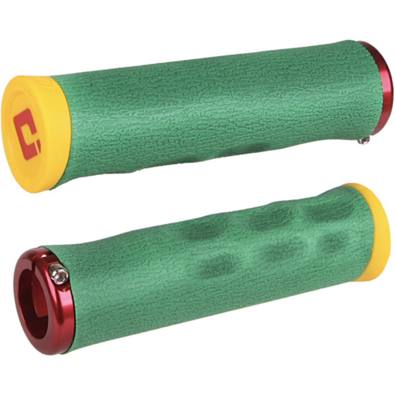 ODI Dread Lock F-1 MTB Grips 130mm Rasta-1